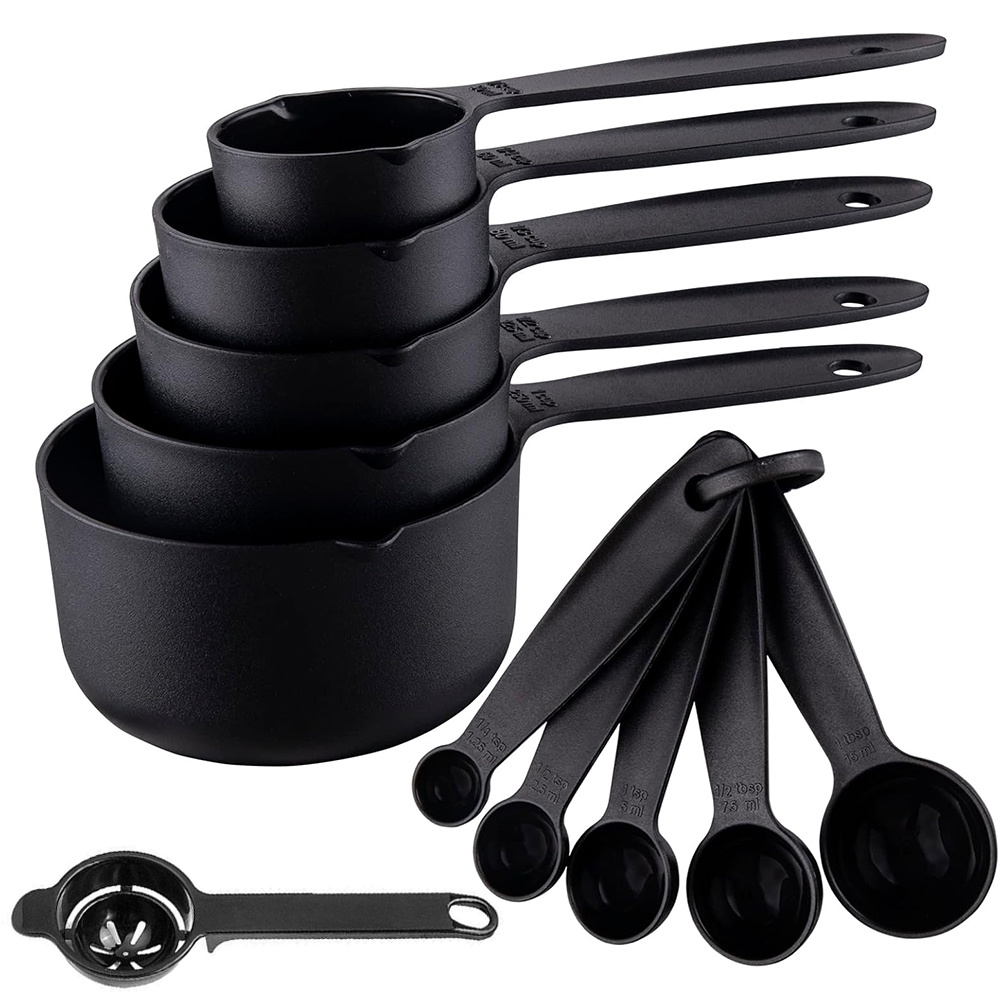 Egg Separator Tool - 11-delige plastic maatbekers & eigeel-scheiders, stapelbare