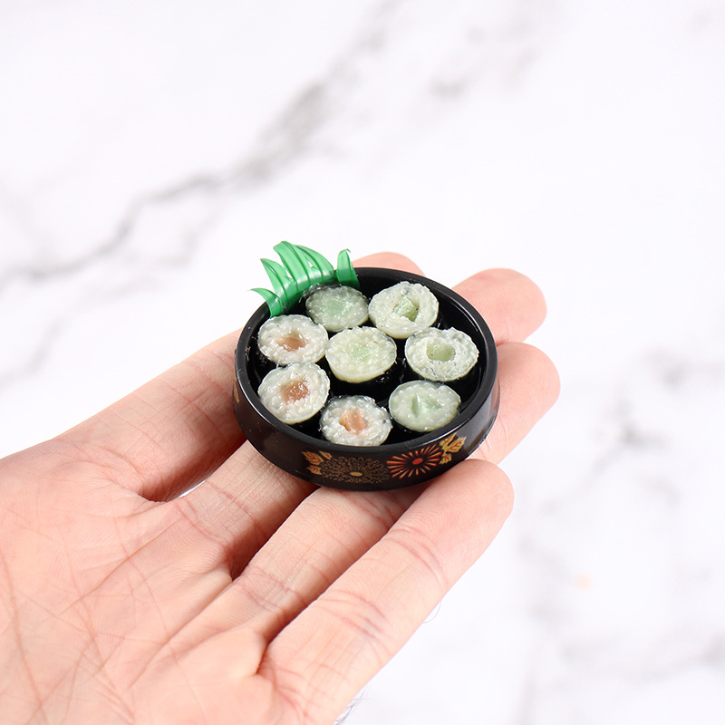 Kitchen Gadgets Gold - Mini Gouden Patroon Sushi Schaal Japanse