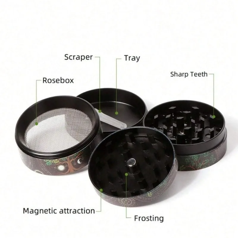 50mm Metalen Schedel Grinder 4 - Kitchen Gadgets Gold recensie en prijs