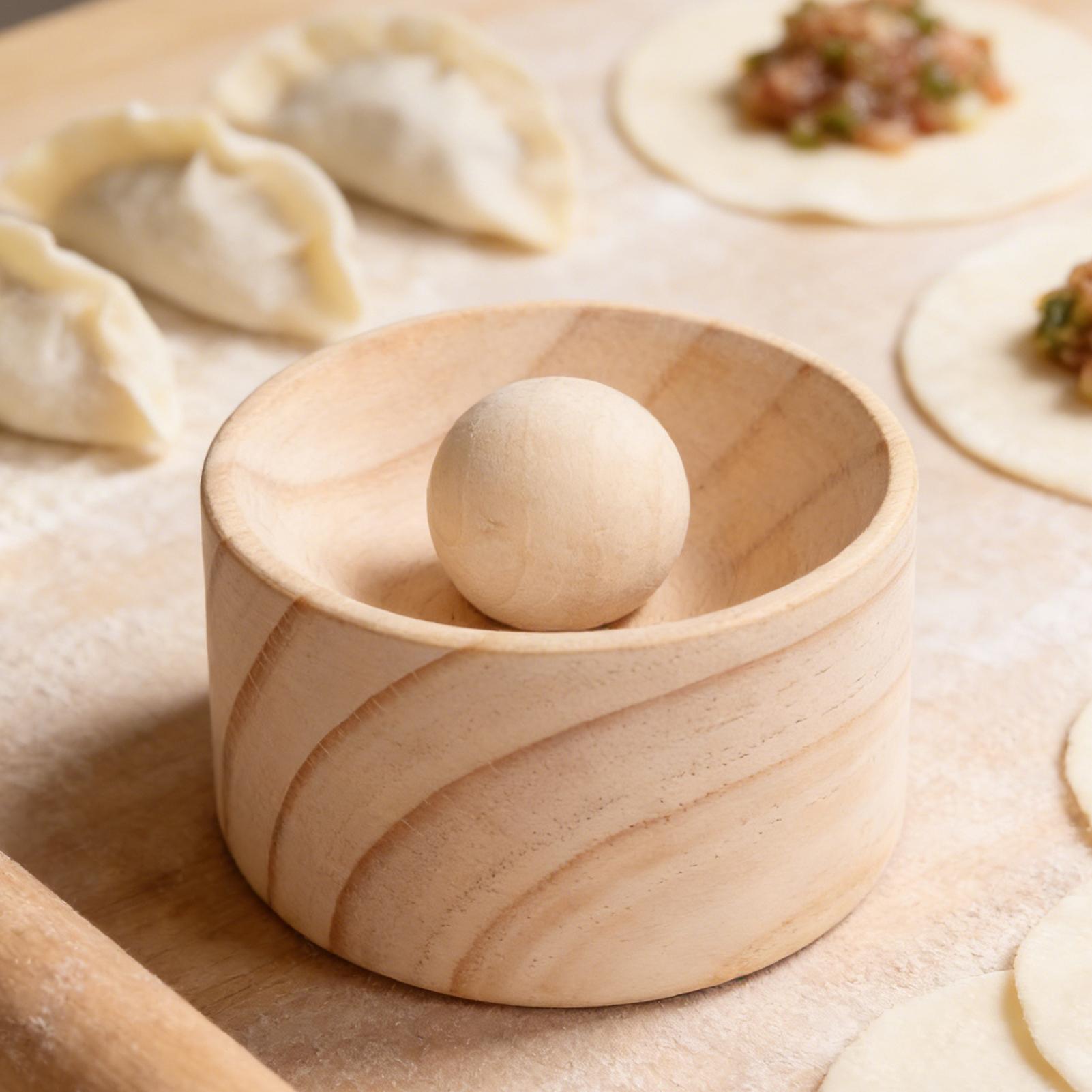 Houten Dumpling Skin Press Mak - Kitchen Gadgets Dumpling Maker recensie en prijs
