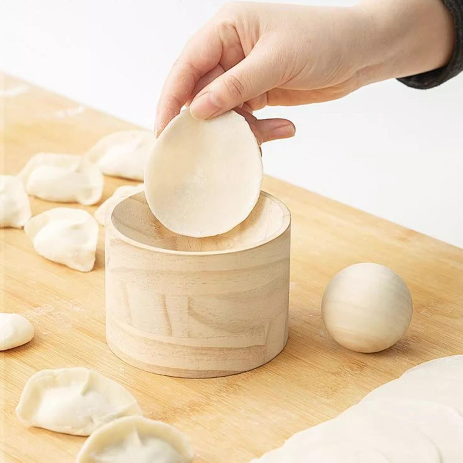 Houten Dumpling Skin Press Mak - Kitchen Gadgets Dumpling Maker recensie en prijs